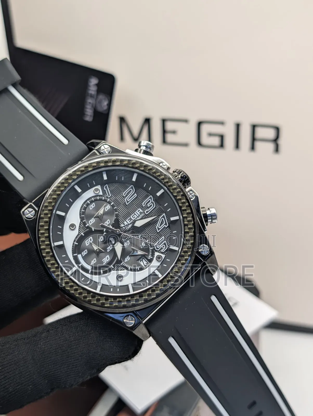 Megir Solid Quality Functional Chronograph Wristwatch