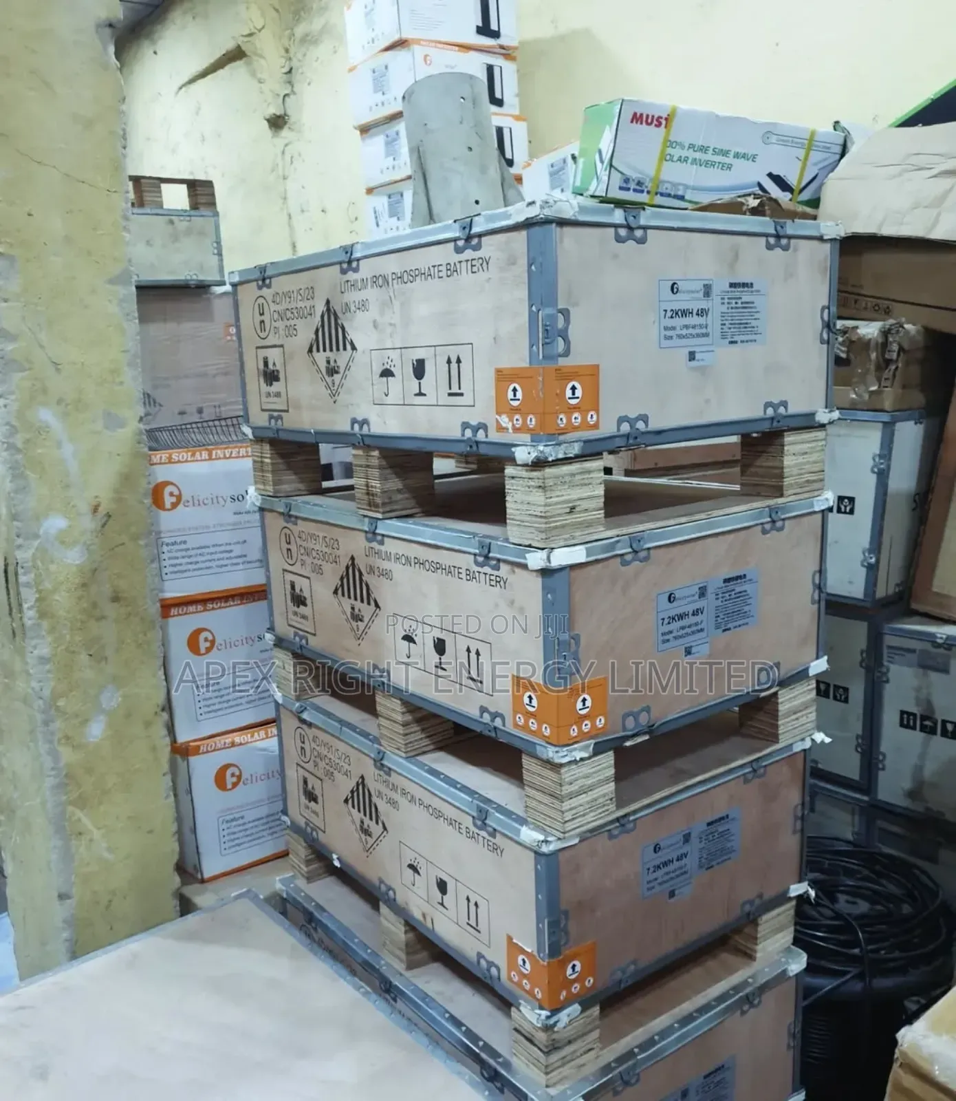 7.2kwh Felicity Lithium Battery 51.2volts