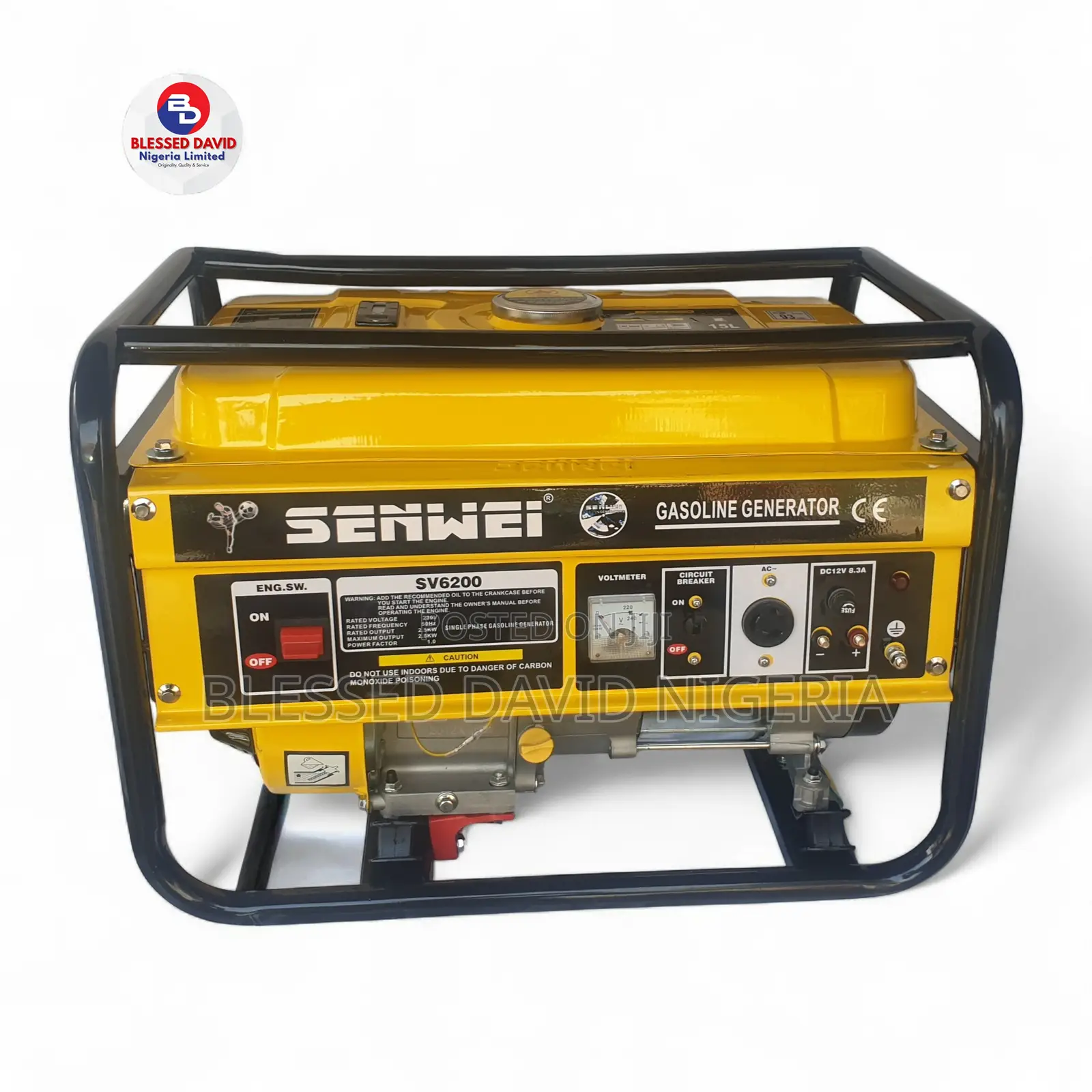 Senwei Sv6200, 3.2kva (2.5kw) Petrol Manual Generator