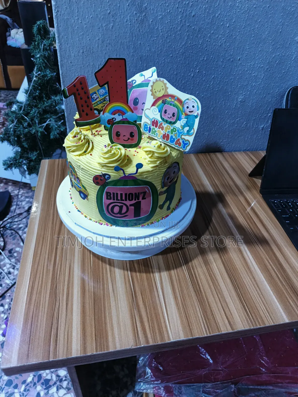 Cocomelon Birthday Buttercream Cake