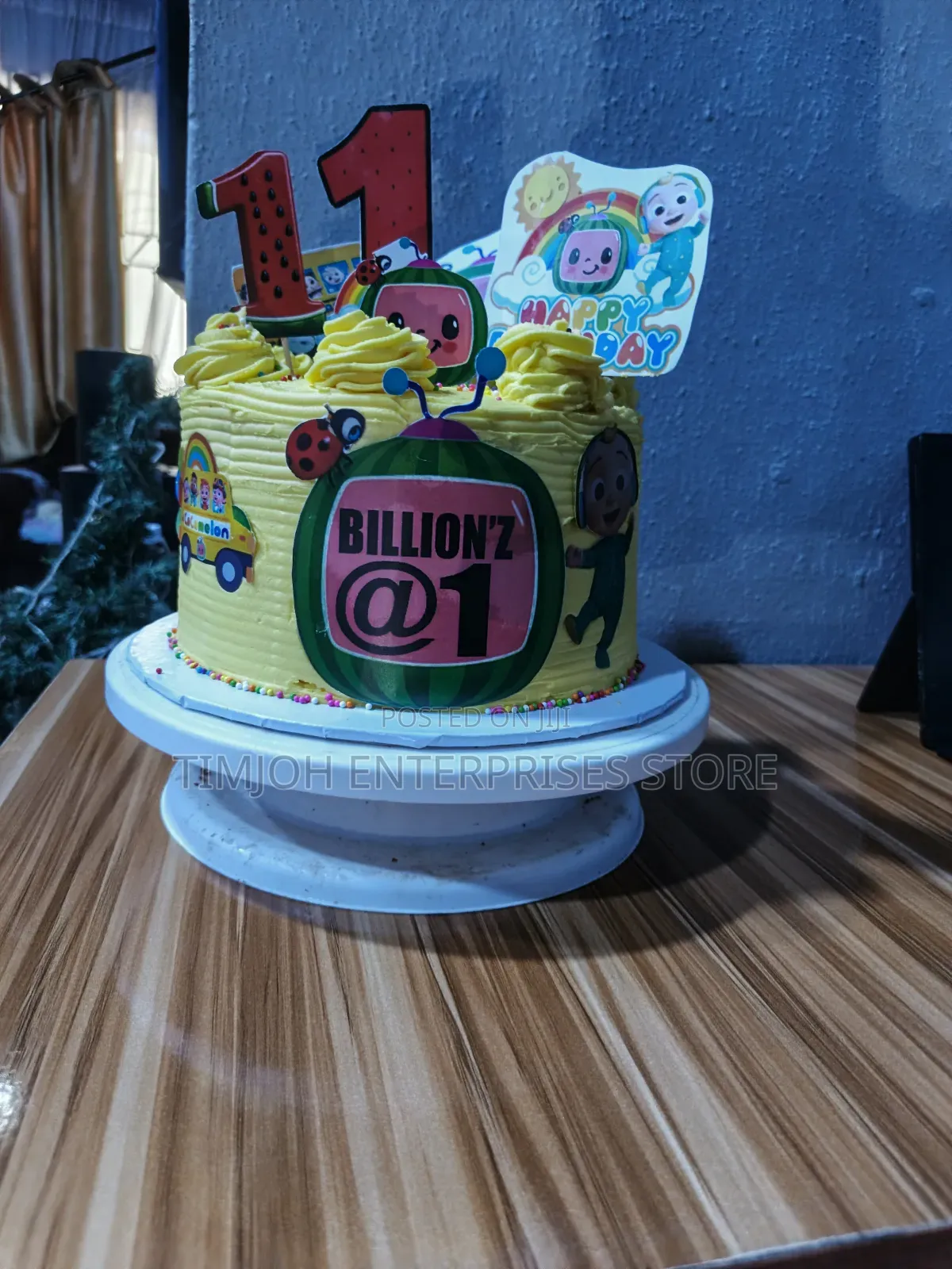 Cocomelon Birthday Buttercream Cake