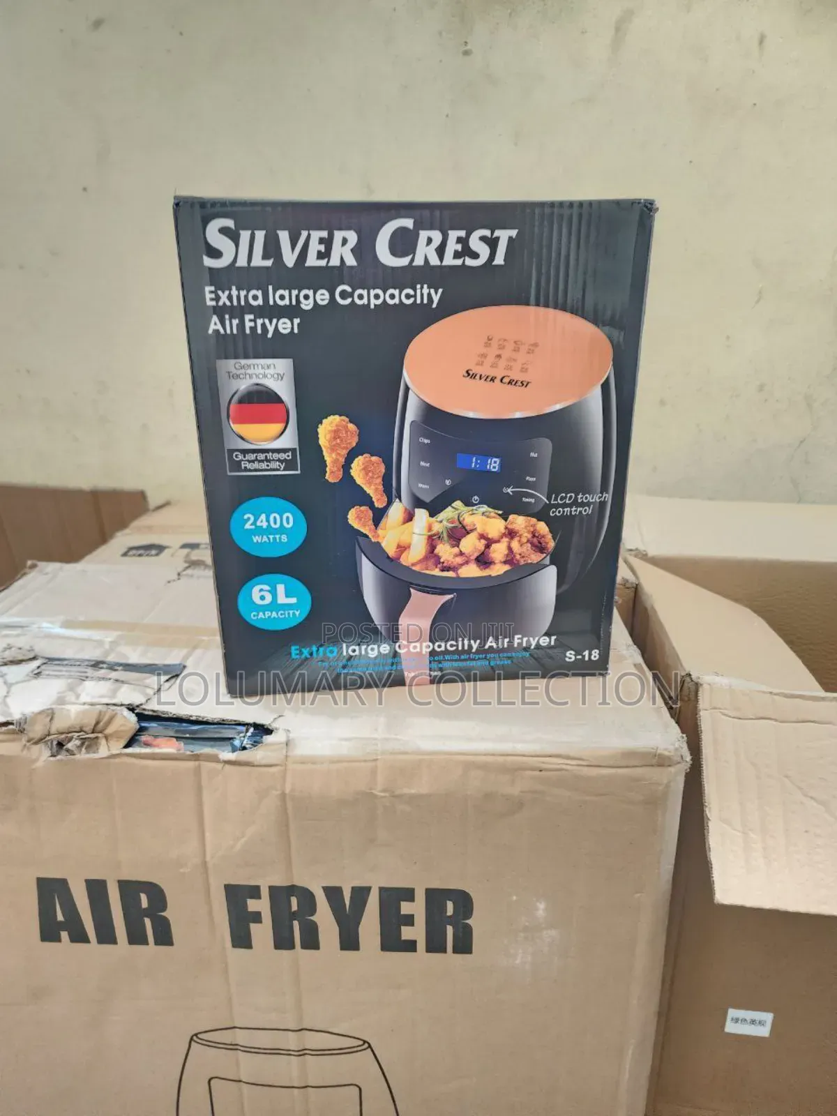 6l Silvercrest Digital Air Fryer – Healthy Oil-Free Cooking