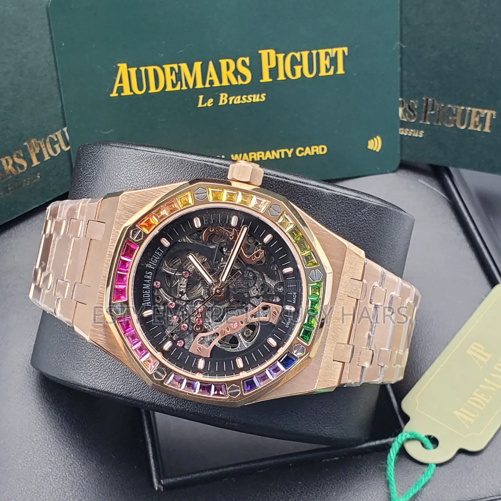 Audemars Piquet Skeleton Automatic Engine Rainbow Stone