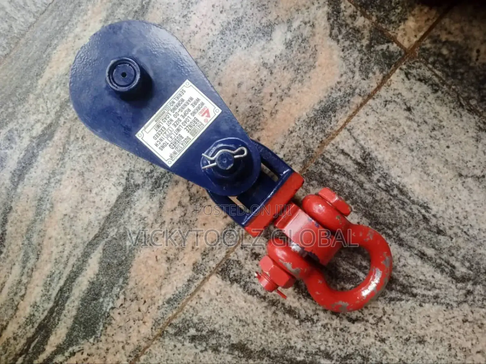 Snatch Block With Shackle 4 Ton