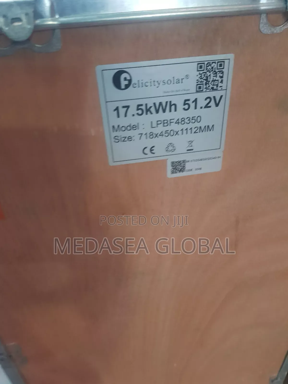 Felicity Lithium 51.2v 17.5kw Battery