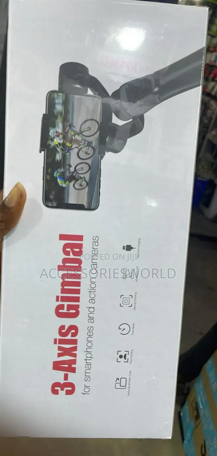 3-Axis Gimbal for Smartphones and Action Cameras