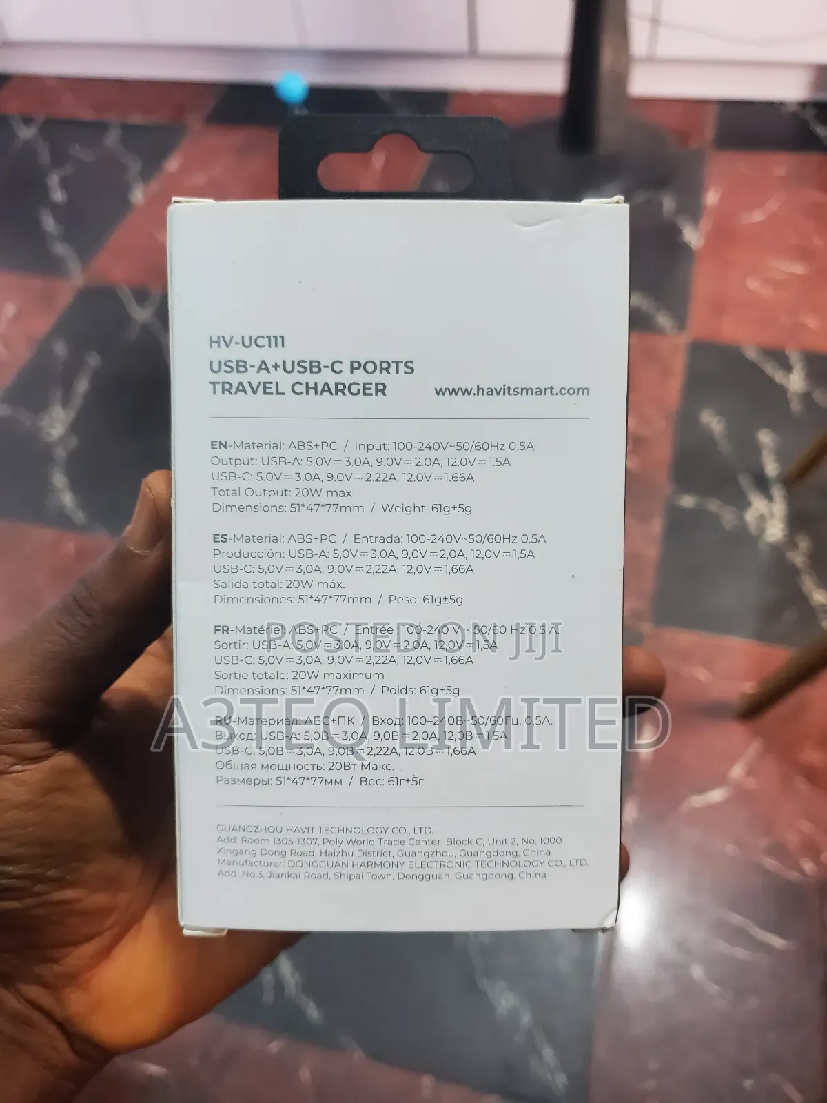 Havit Hv-Uc111 Usb-a + Usb-C Adapter