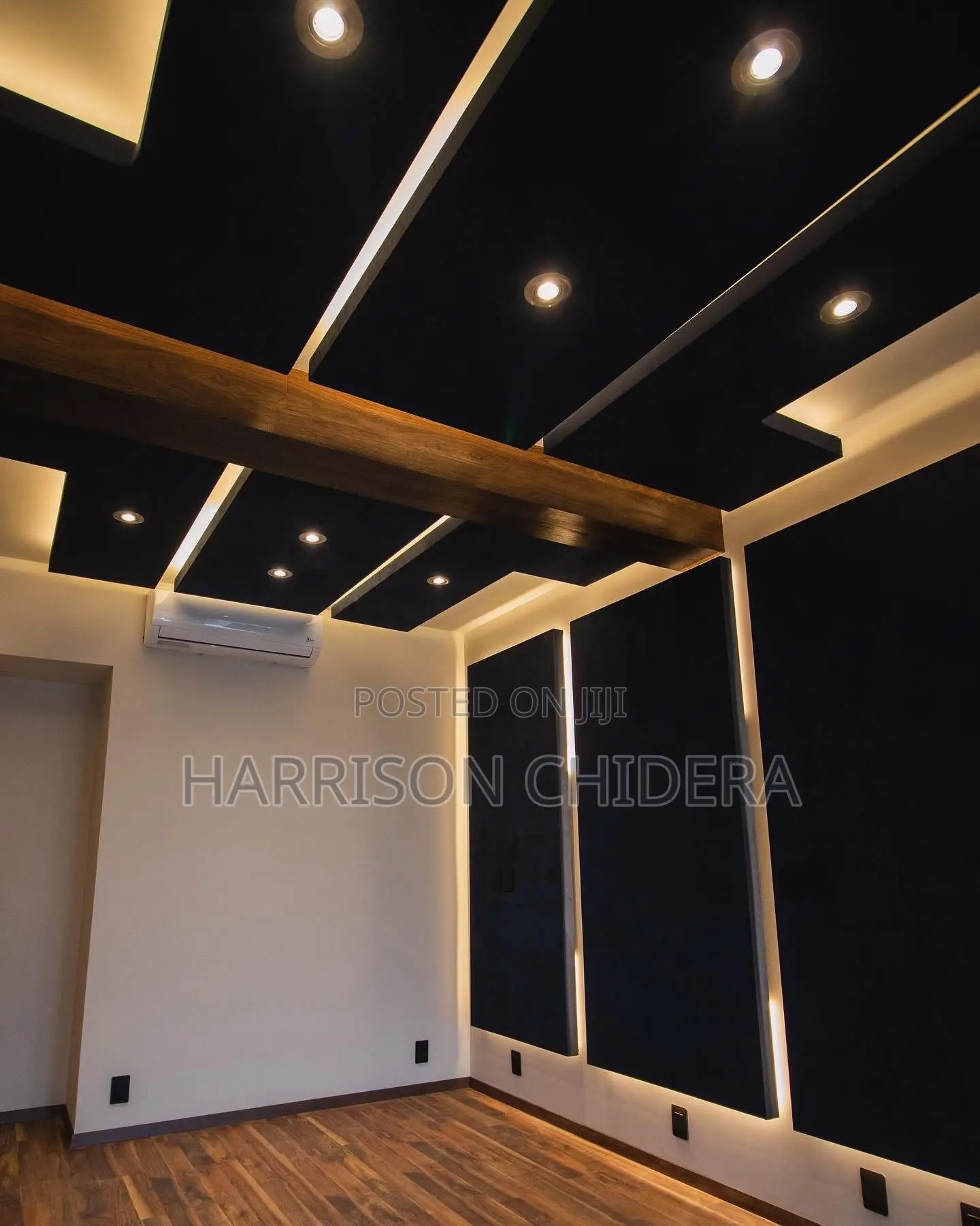 2ft by 7ft Acoustic Panel Dark Glow