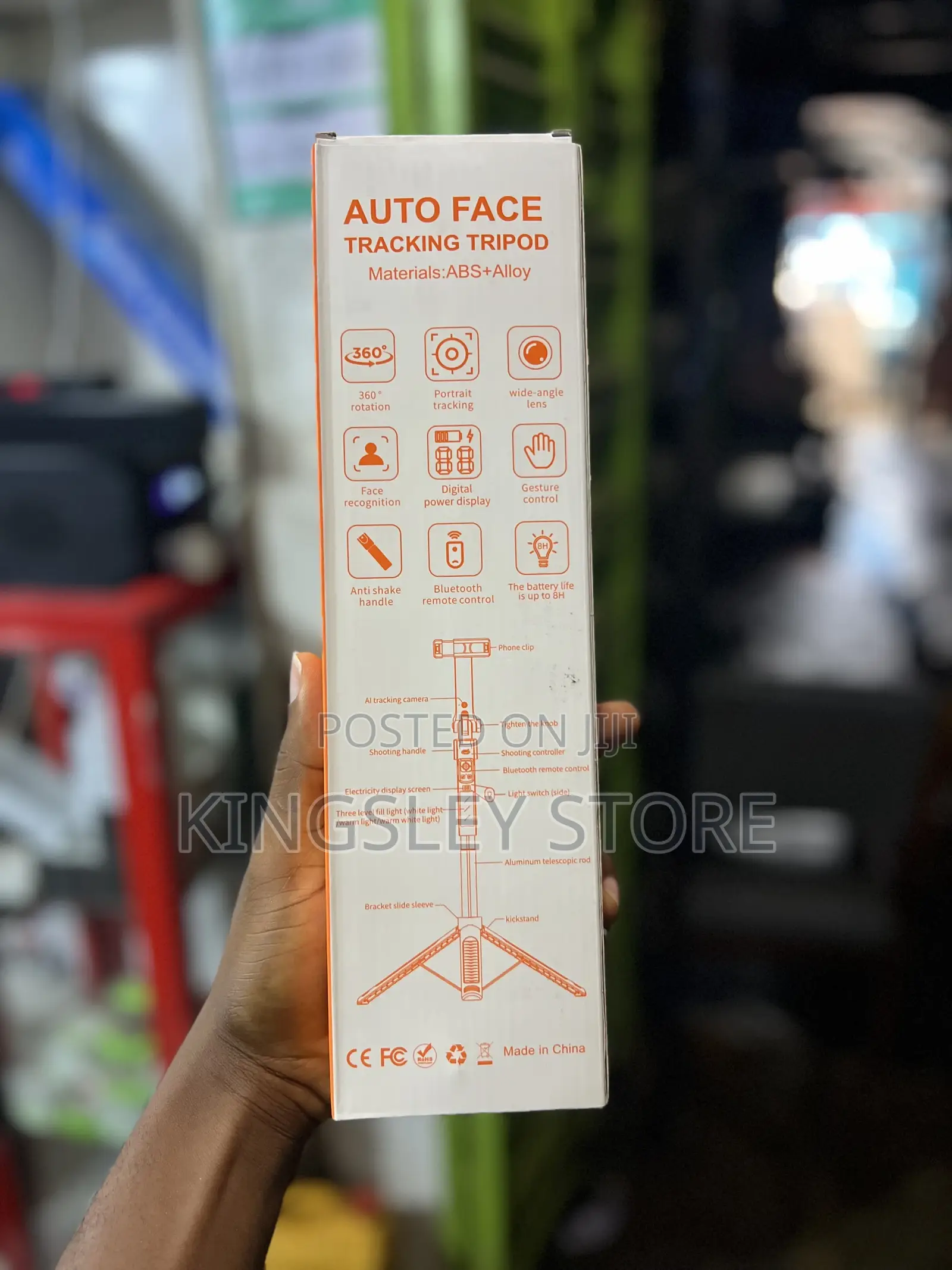 Auto Face Tracking Ci12p Gimbal Selfie Stick Ai Intelligent