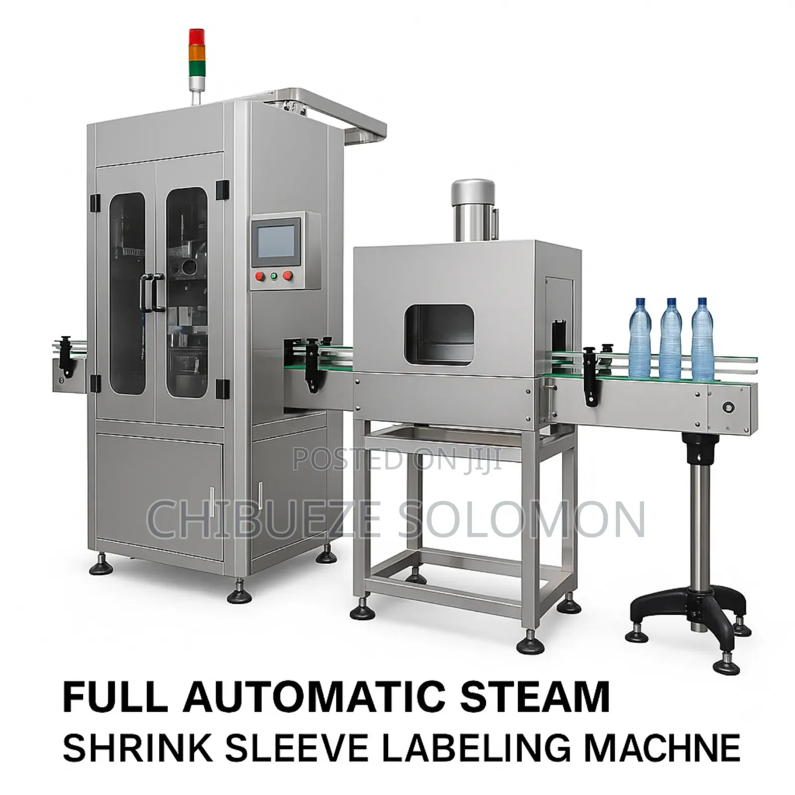Full Automatic Steam Shrink Labeling Machine for Pet Bottles