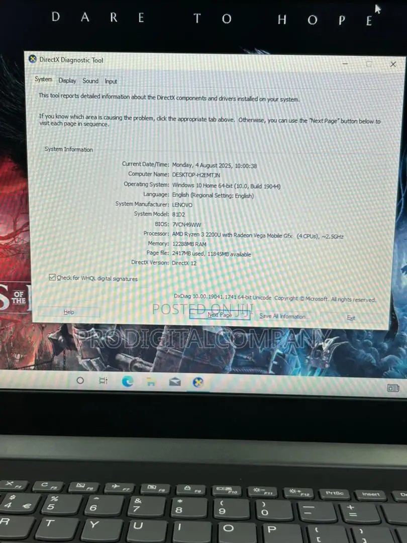 Laptop Lenovo IdeaPad 330 12GB AMD Ryzen 3 HDD 500GB