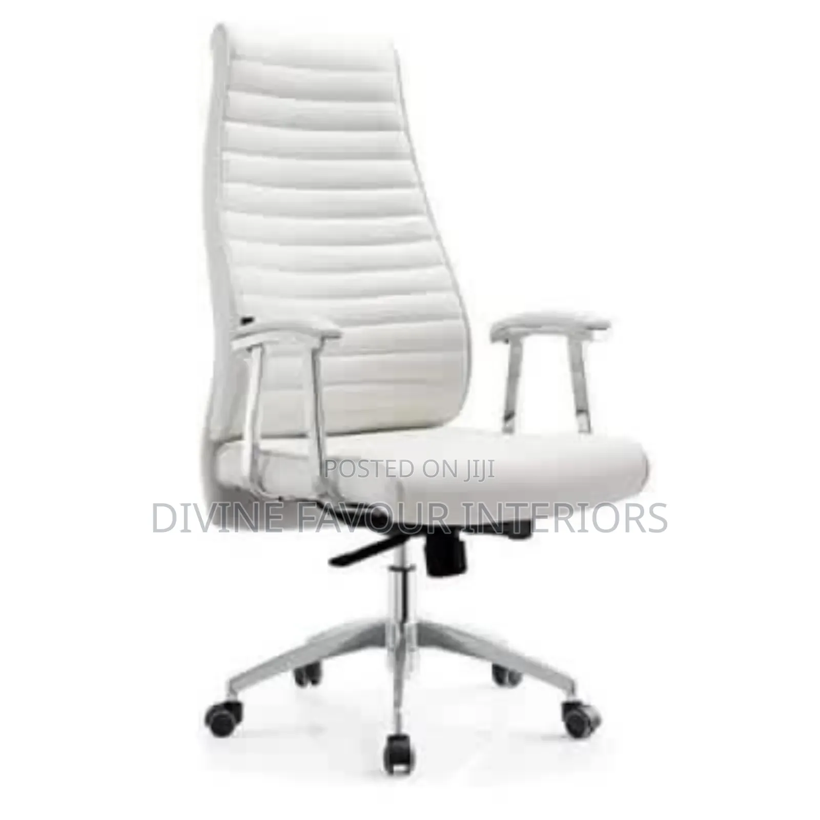 Breathable and Comfortable Swivel Office Chair B430 - White