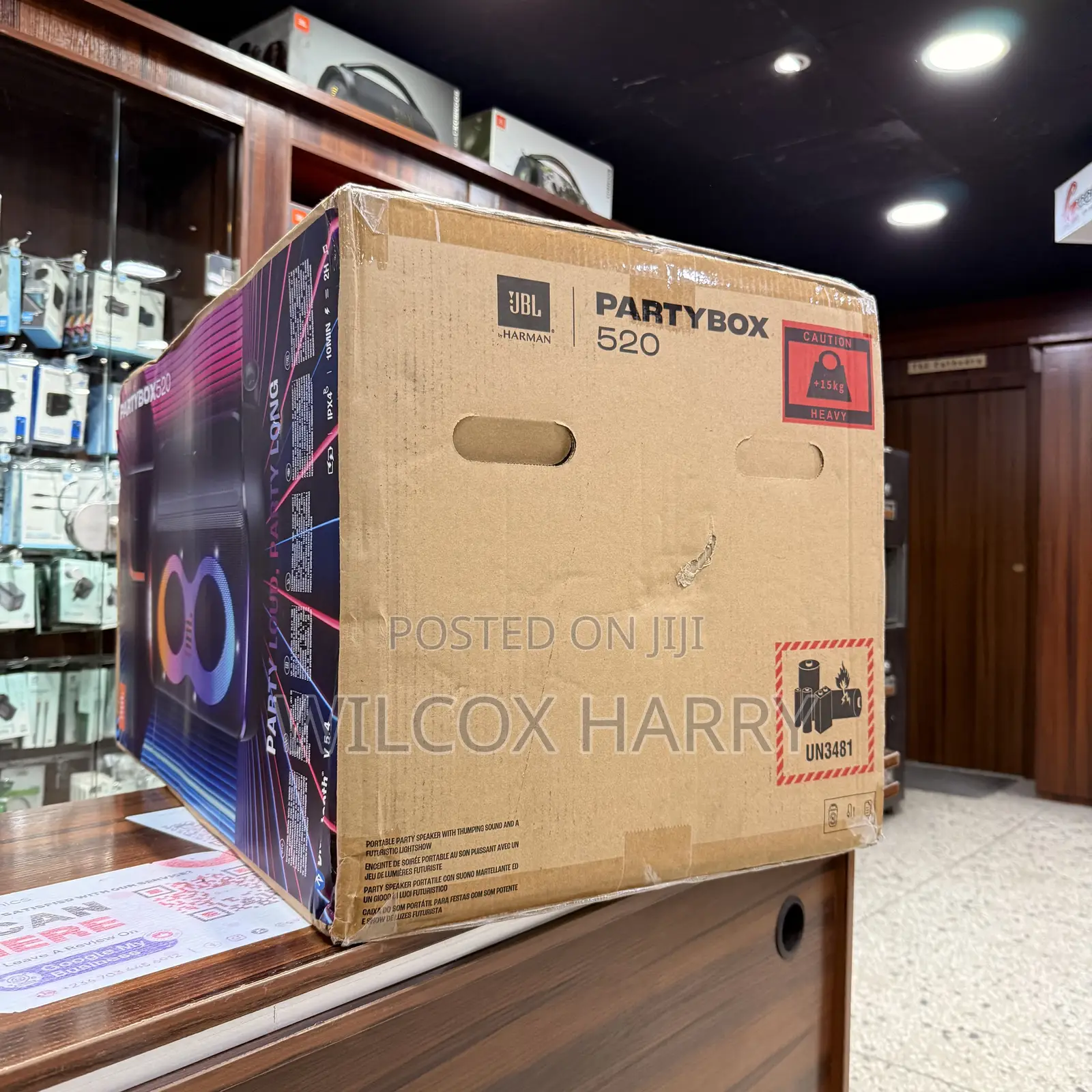 JBL Partybox 520 Powerful Battery Powered Party Speaker