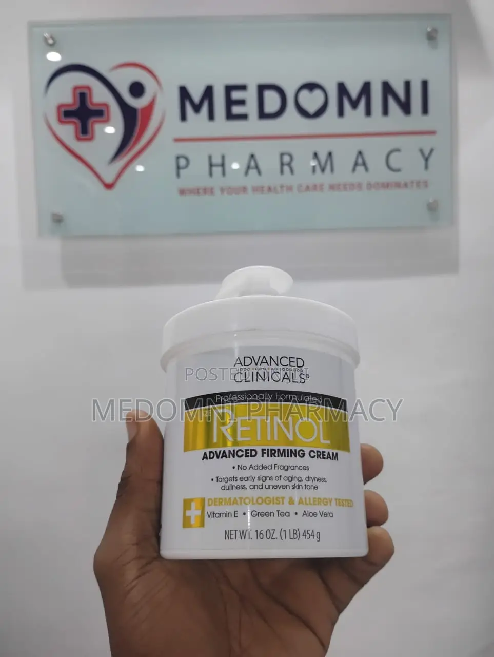 Advanced Clinicals Retinol Advanced Firming Cream 454g