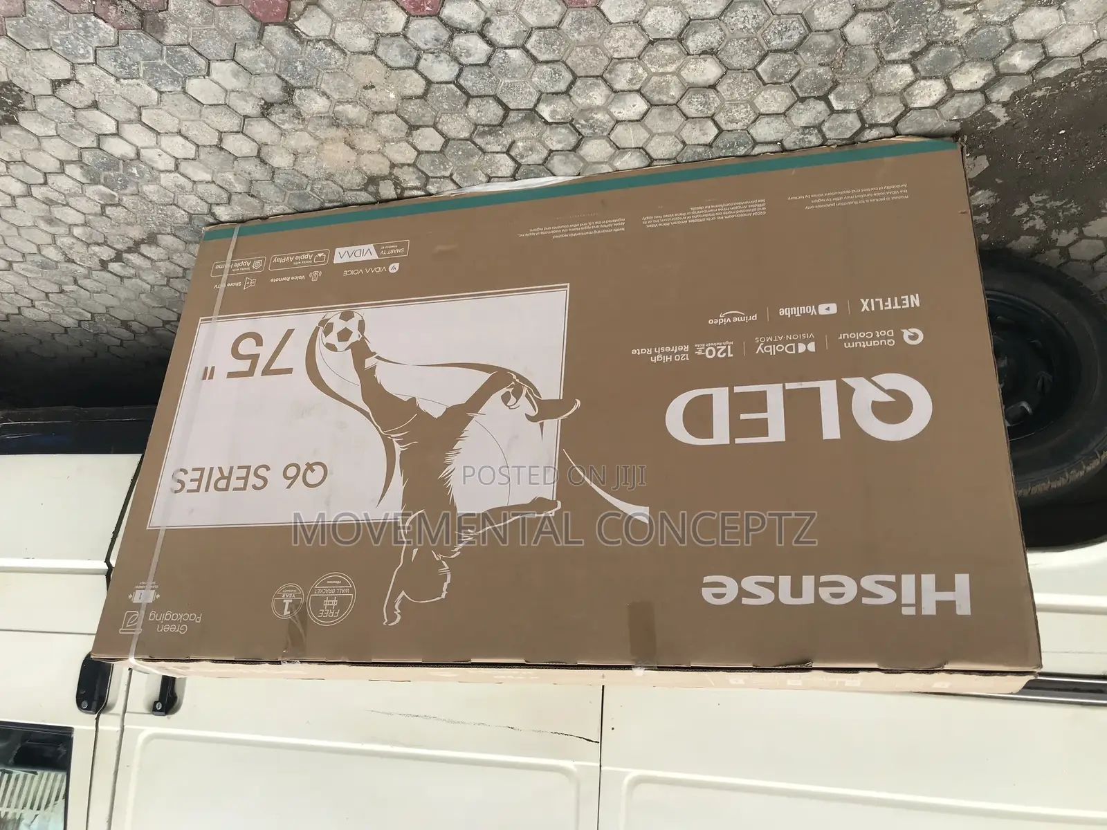 Hisense Qled 75”Inches Smart TV