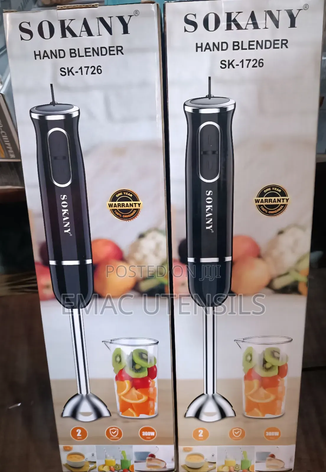 Sokany Hand Blender - Electric Hand Stick Blender