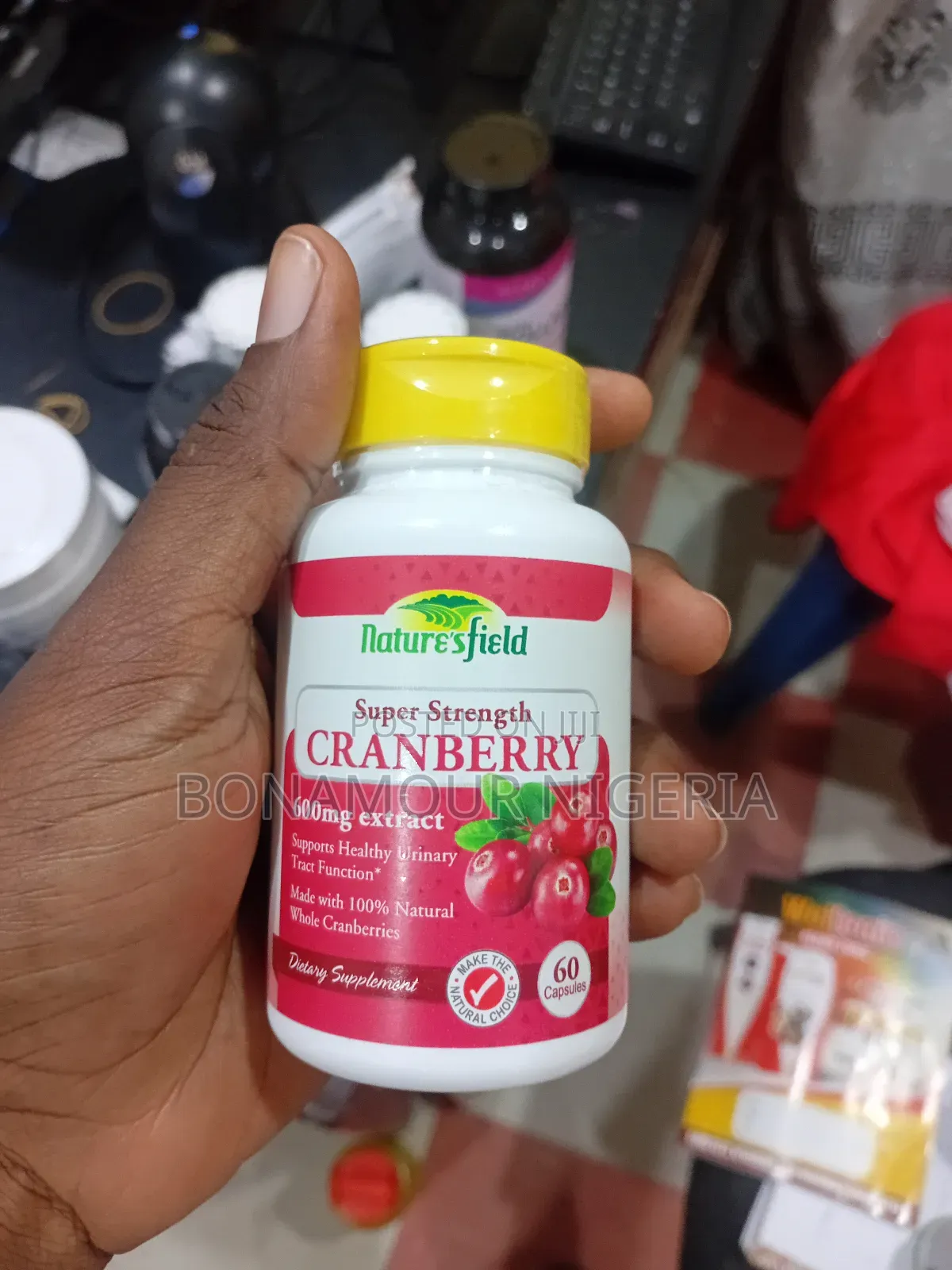 Nature'sfield Cranberry 600mg X60 Caps