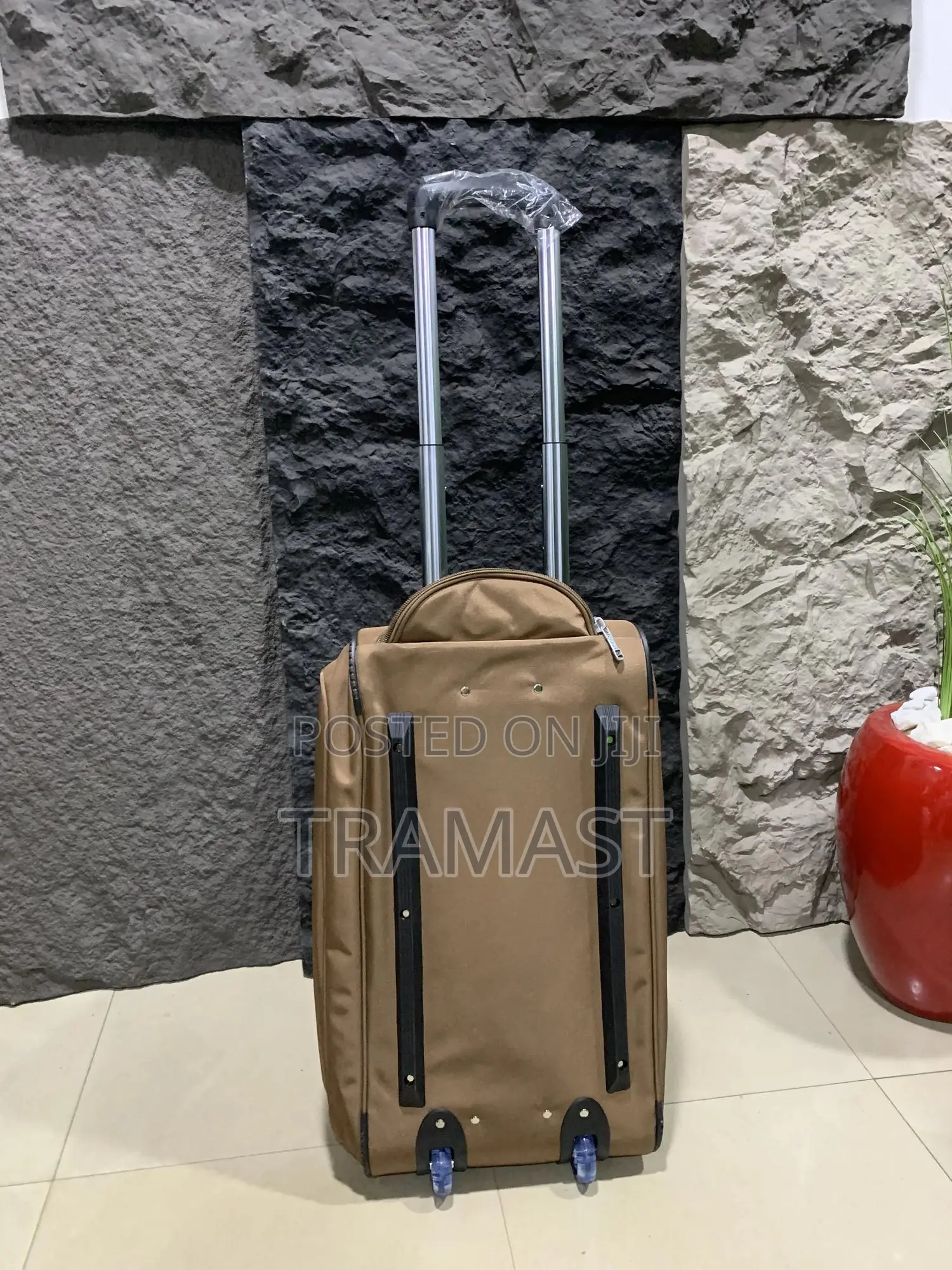 Duffle Trolley Bag – Delilai (Light Brown)