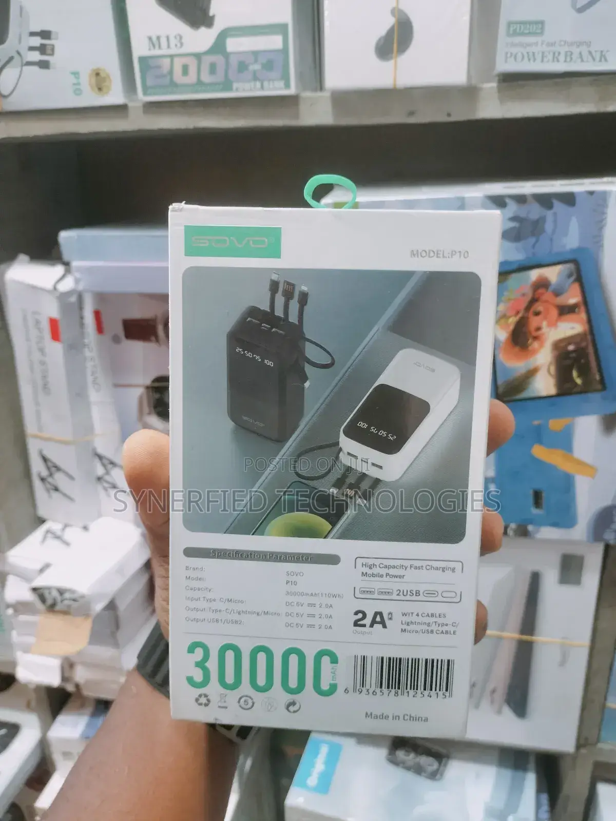 Sovo P10 30000mah Power Bank