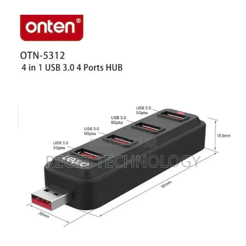 Onten Otn-5312 Usb to 4 in 1 Usb Hub