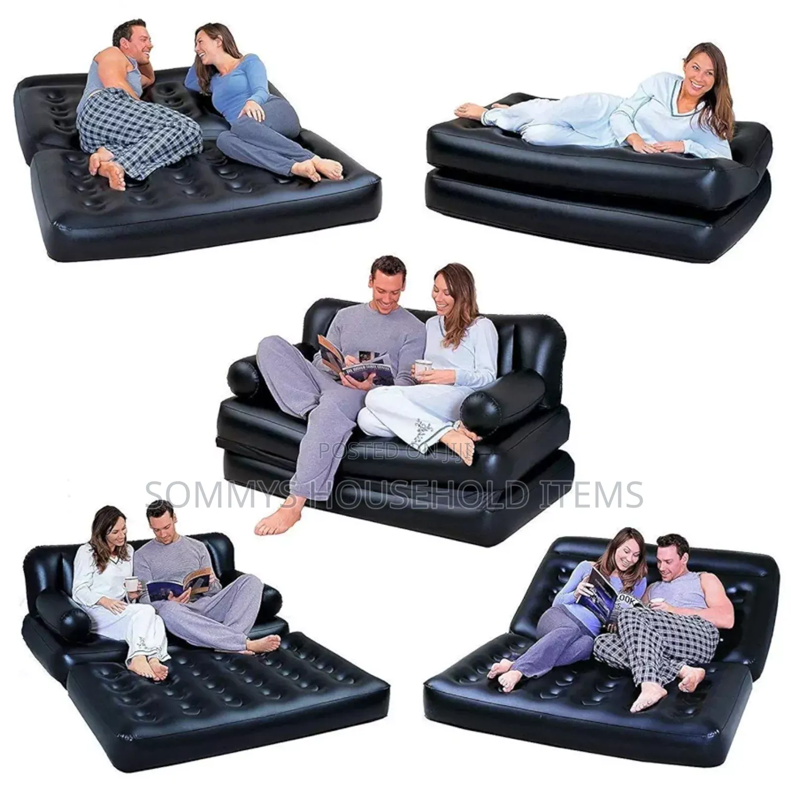 5way Inflatable Sofa With Pump