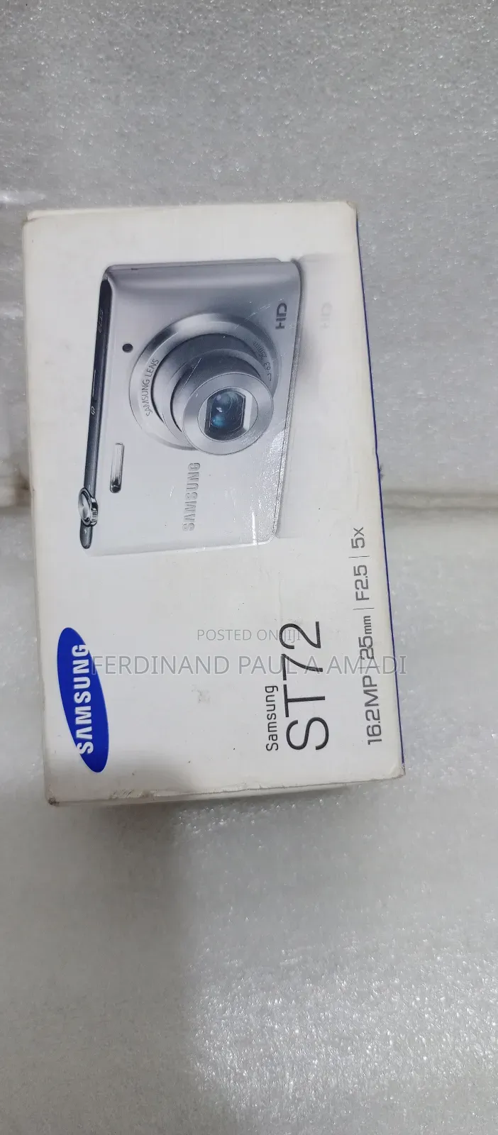 Samsung Digital Photo and Video Camera for Vintage Passport