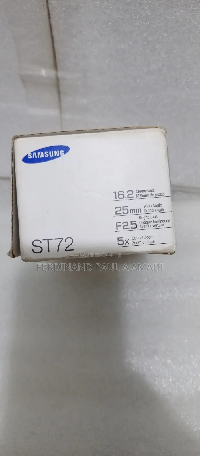 Samsung Digital Photo and Video Camera for Vintage Passport