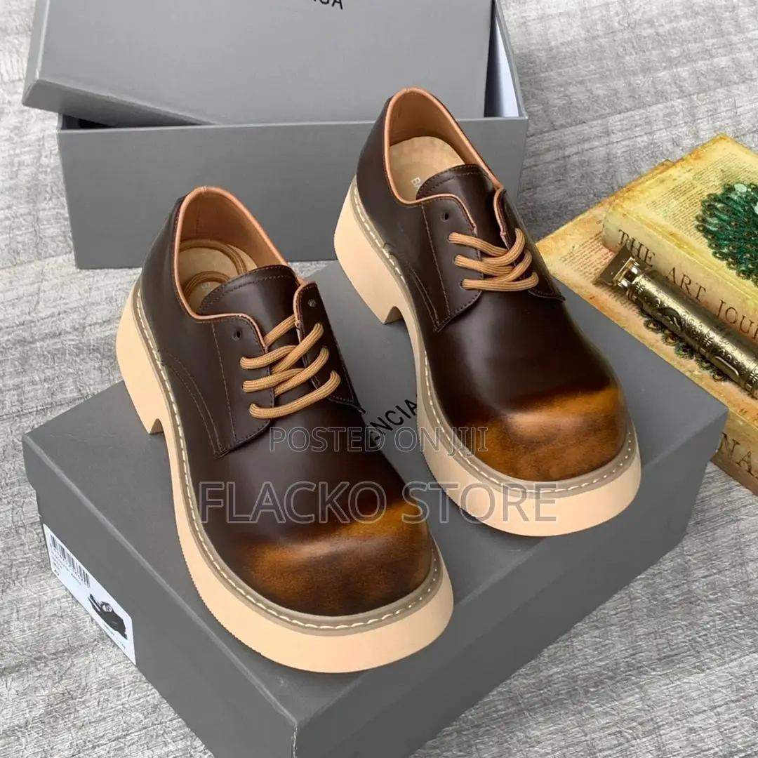 Original Balenciaga Derby Chunky Sole Shoes
