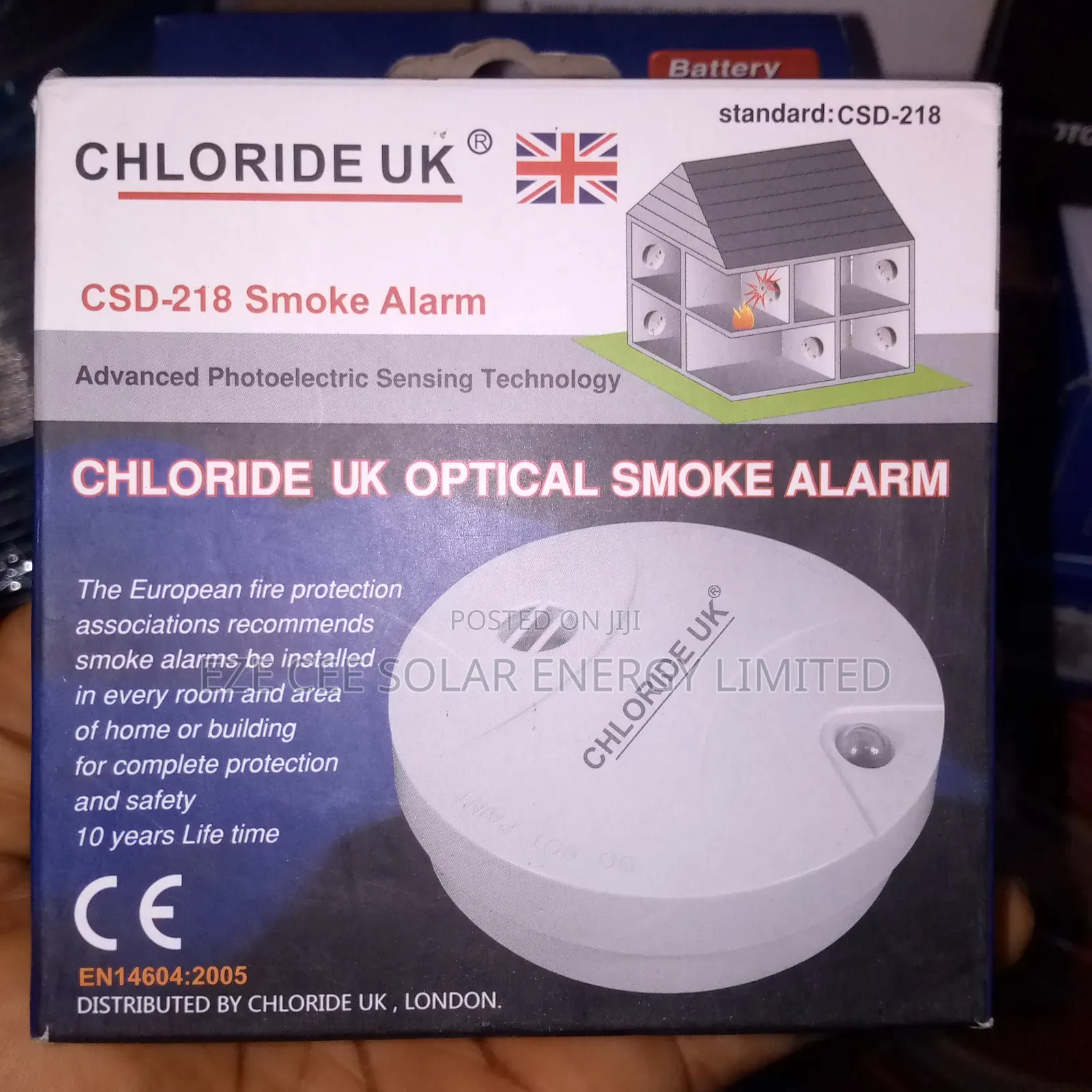 Chloride Battery Smoke Detector