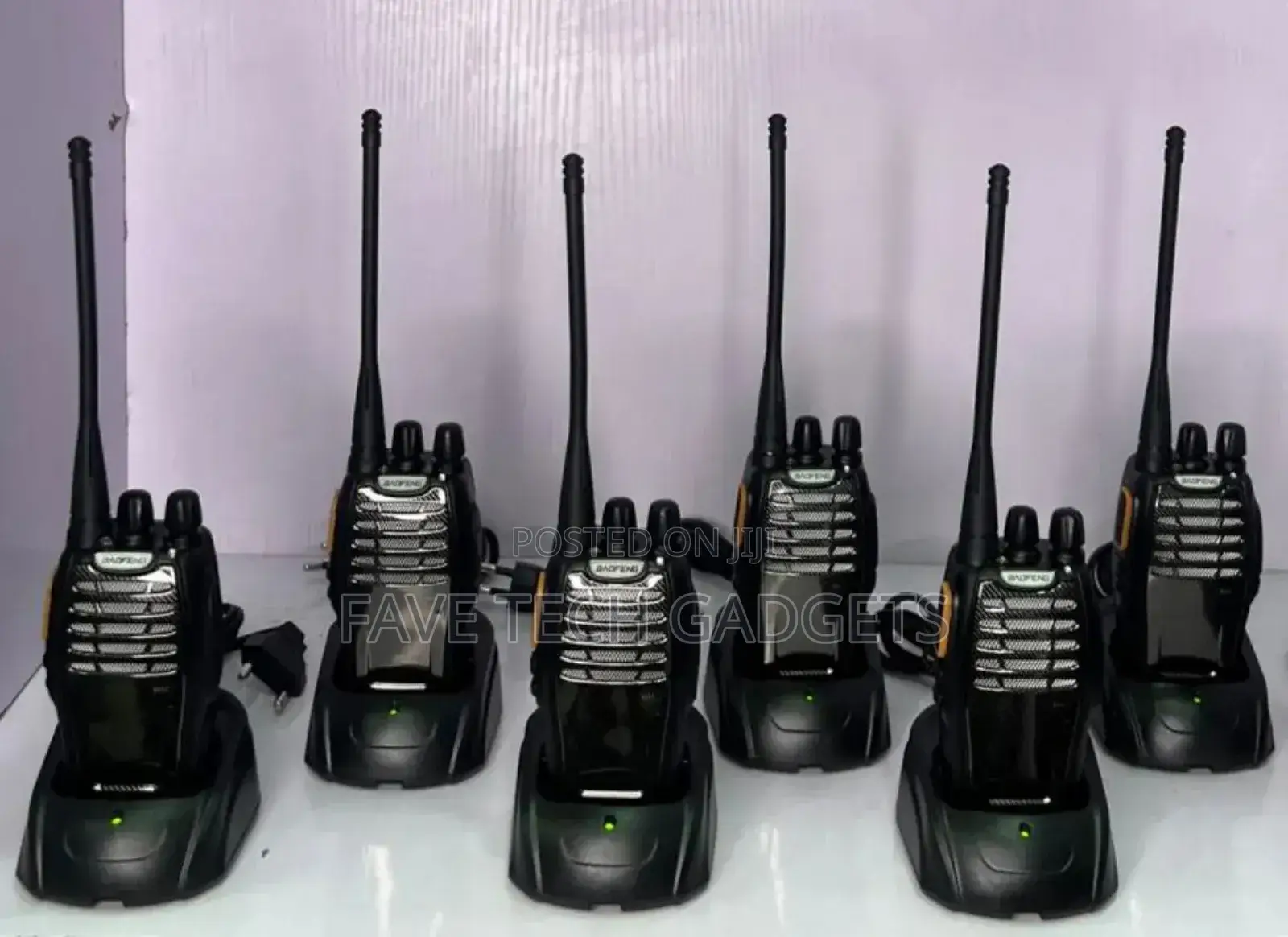 Bf A5h Walkie Talkie Radio 6pcs