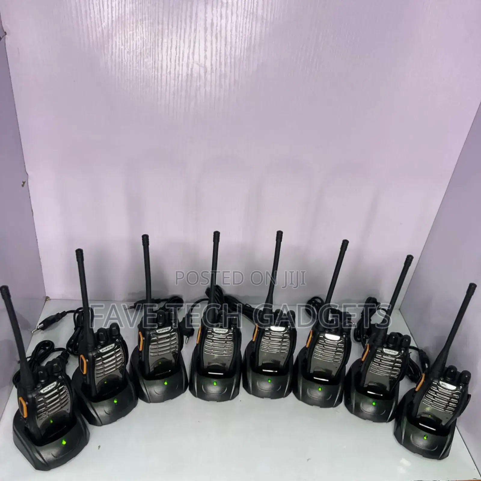 Bf A5h Walkie Talkie Radio 8pcs