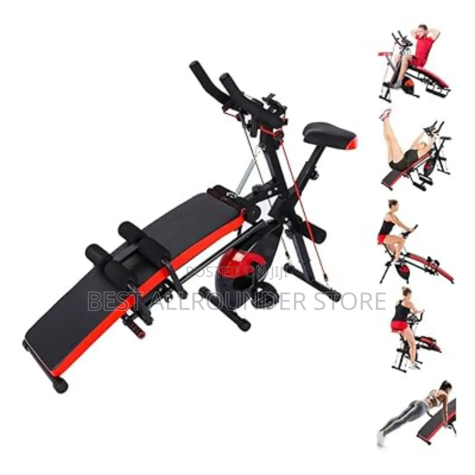 7 in 1 Multifunctional Sit Up Bench With Bicycle