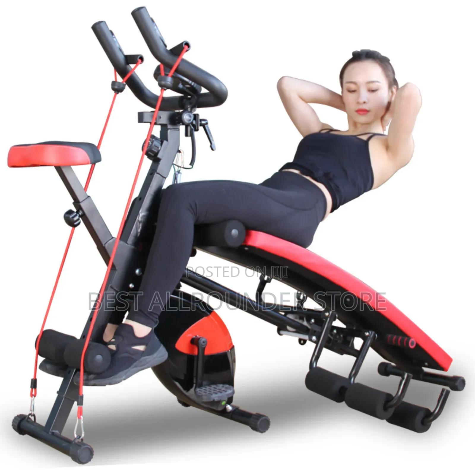 7 in 1 Multifunctional Sit Up Bench With Bicycle