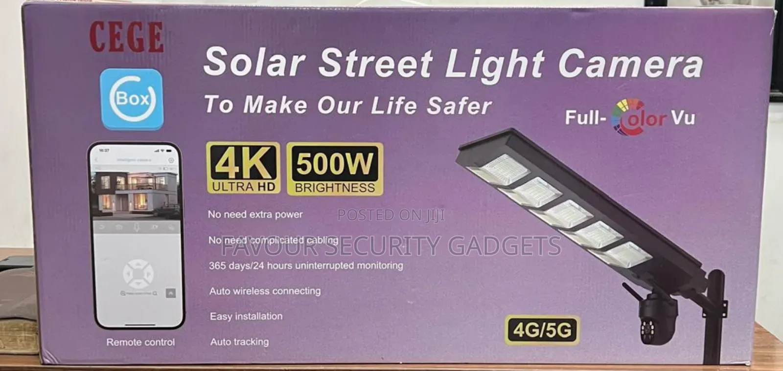 4g Solar Street Lights With Camera
