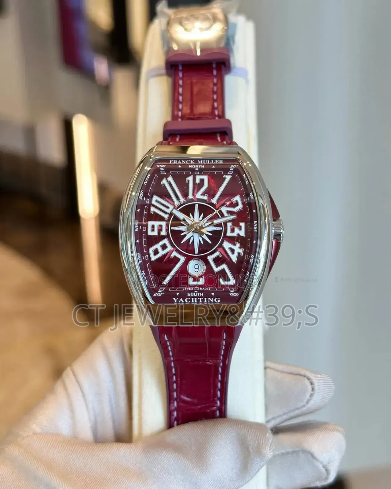 Franck Muller Vanguard Yachting Green/Red Wristwatch(Luxury)