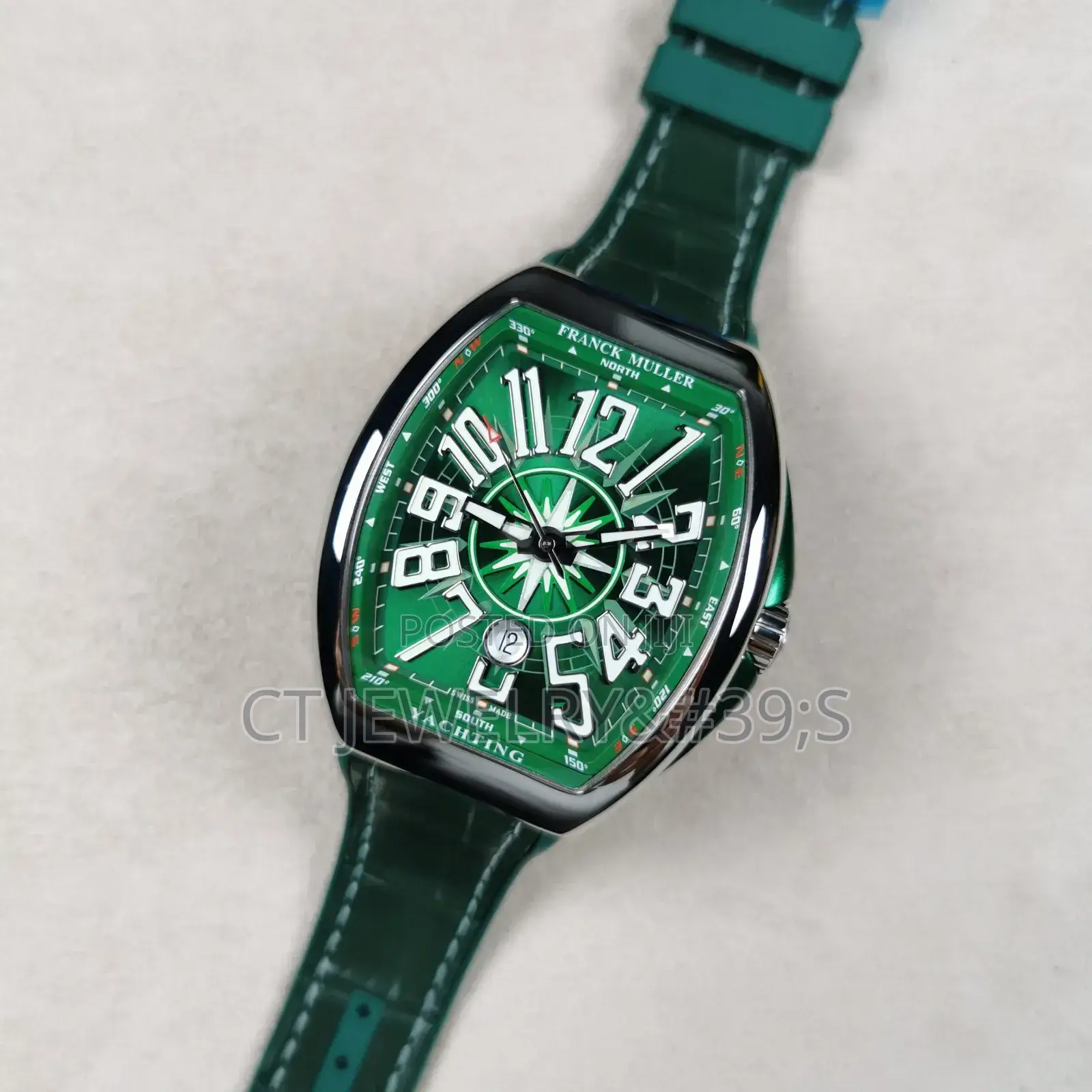 Franck Muller Vanguard Yachting Green/Red Wristwatch(Luxury)