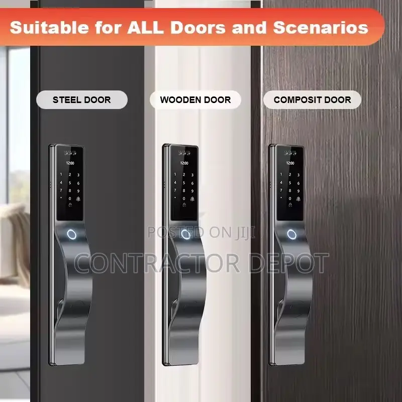 Smart Door Lock With 3d Face Intercom