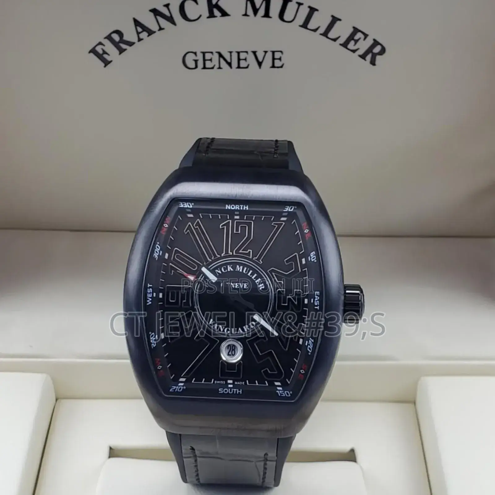 Franck Muller Titanium Luminous Hands, Date,Sapphire Crystal