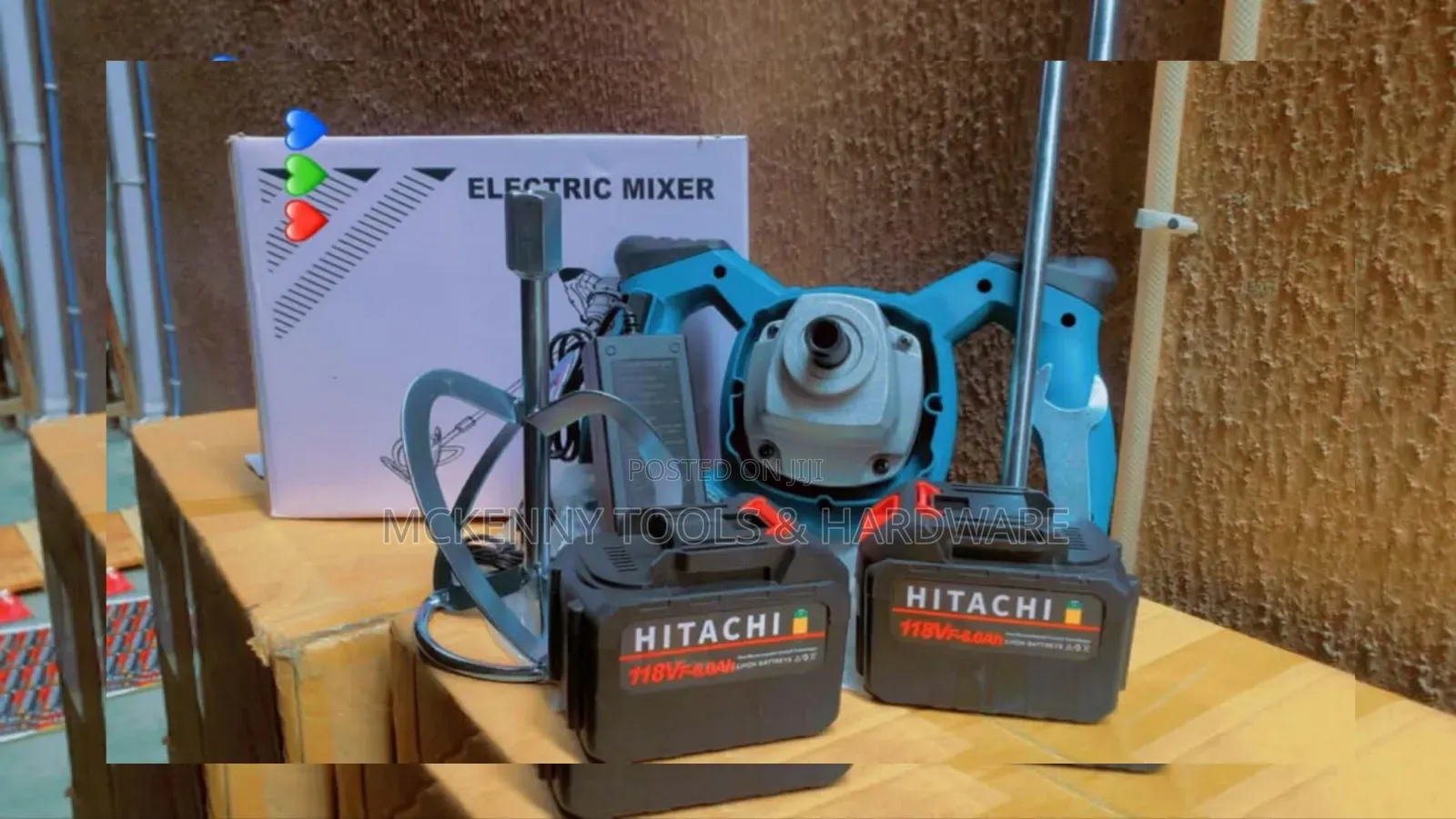 Hitachi Cordless Mixer Machine X Batteries
