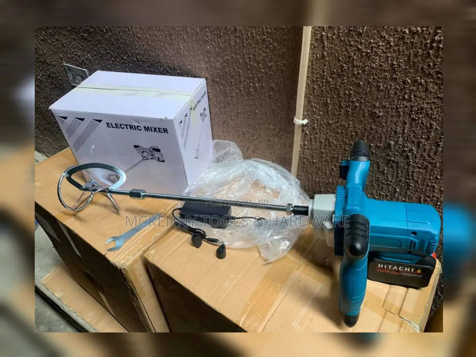 Hitachi Cordless Mixer Machine X Batteries
