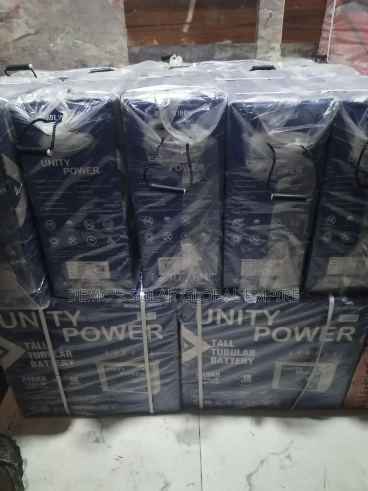 Unity Power Tubular Battery 240a