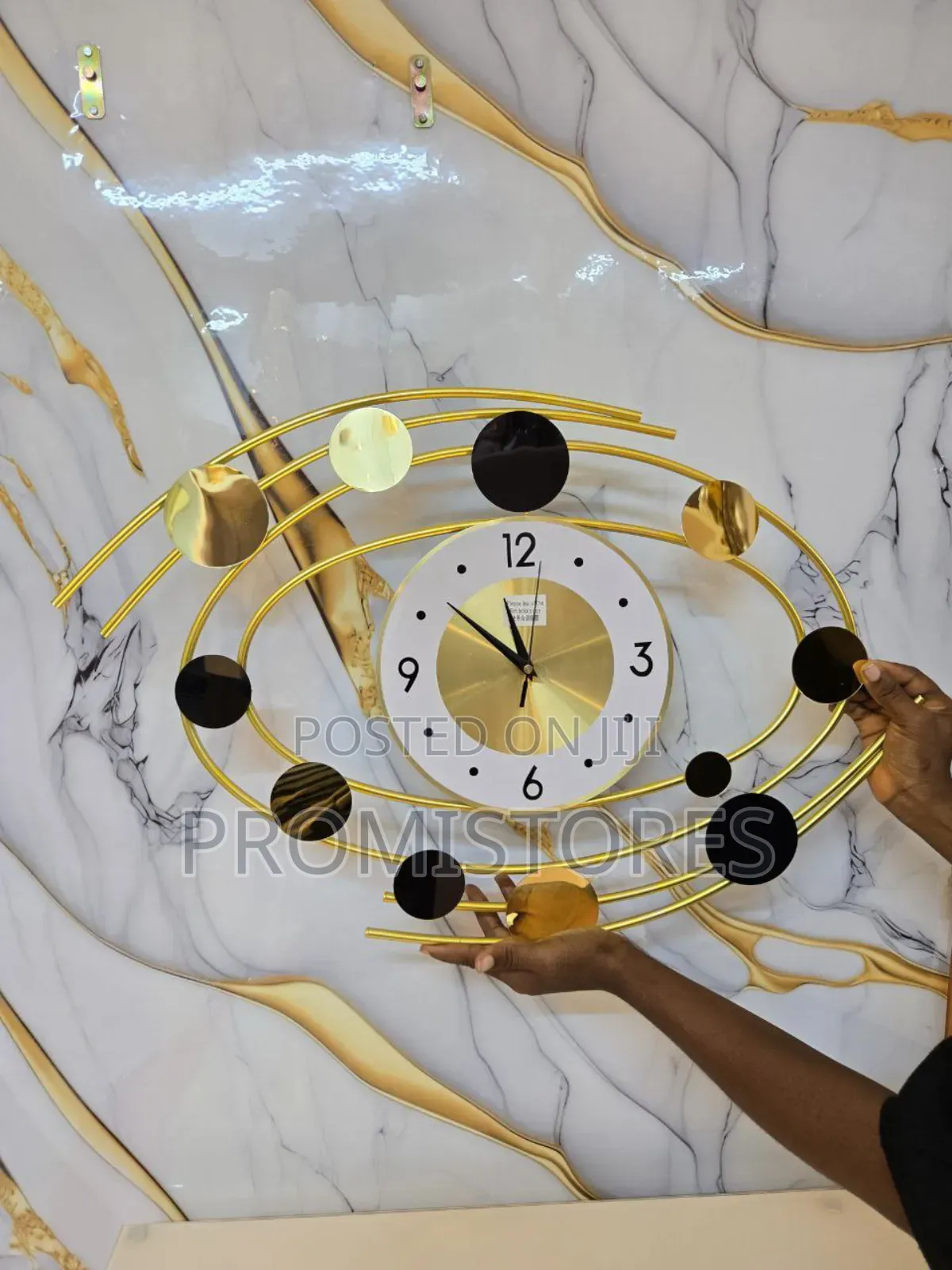 Luxury Quartz Metal Wall Design Clock(Big Size)