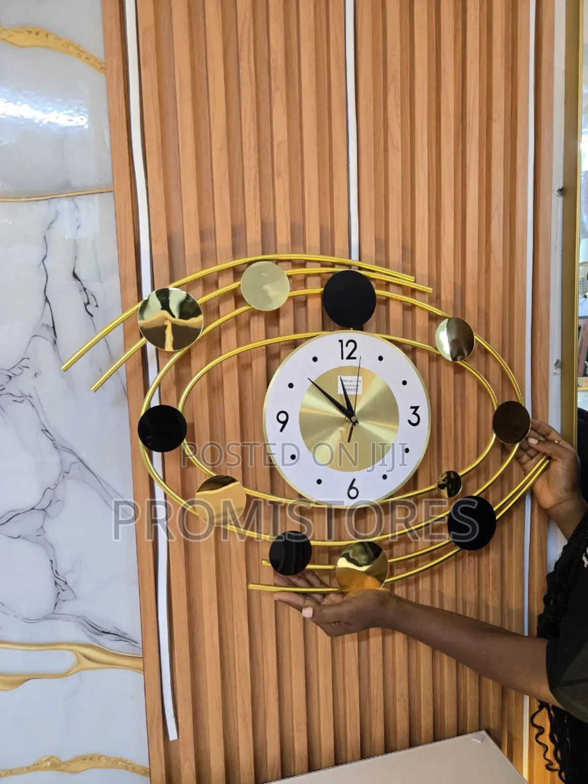 Luxury Quartz Metal Wall Design Clock(Big Size)