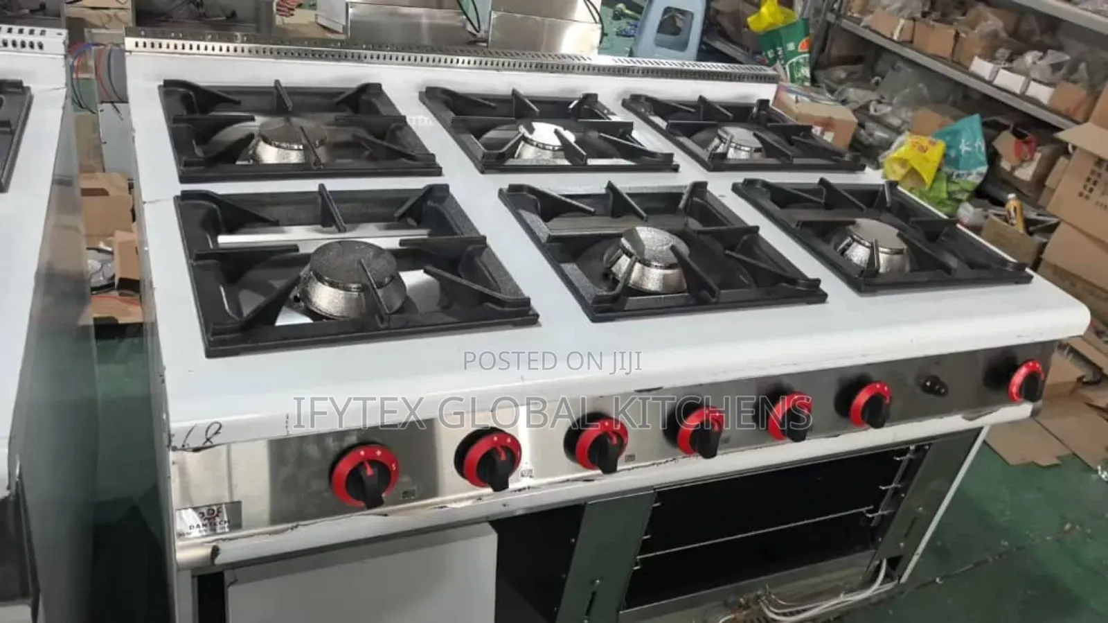 Burner 6 Gas With Oven