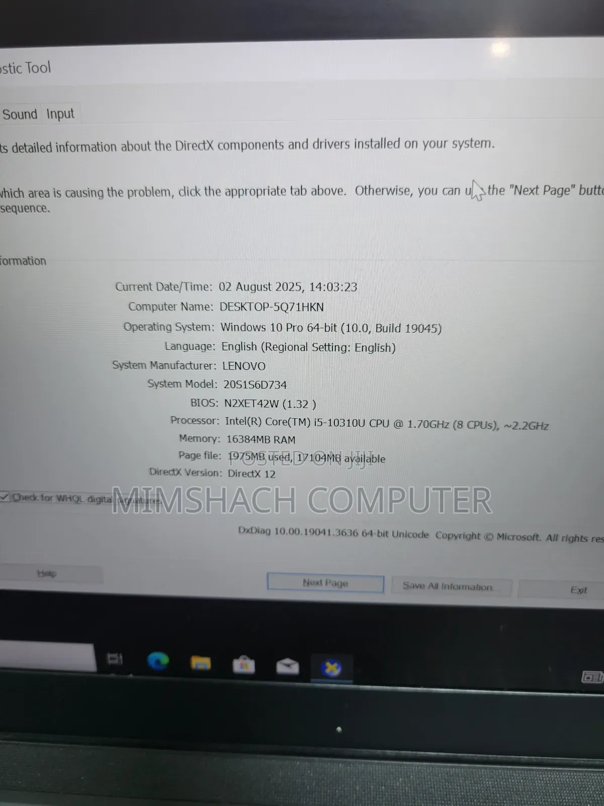 Laptop Lenovo ThinkPad T14 G1 16GB Intel Core I5 SSD 256GB