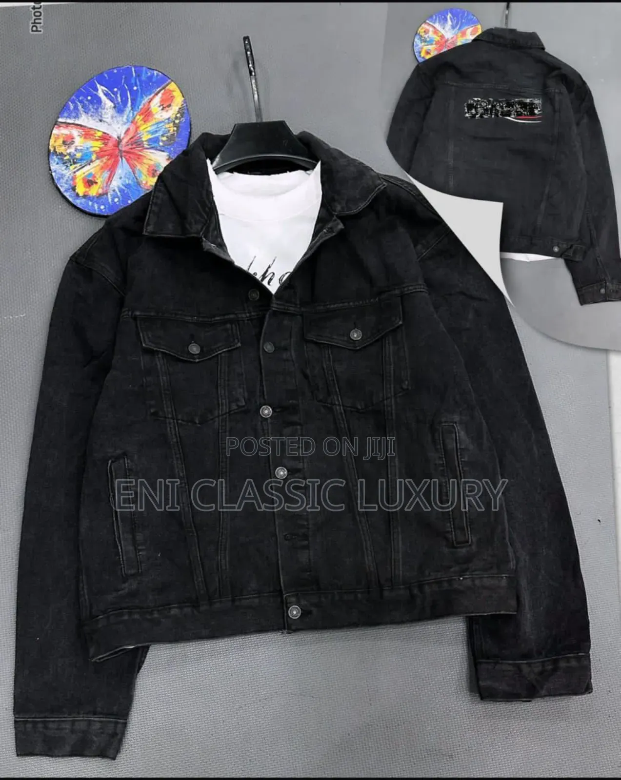 Pure Quality Luxury Men's Jeans Jacket 🧥 Balenciaga