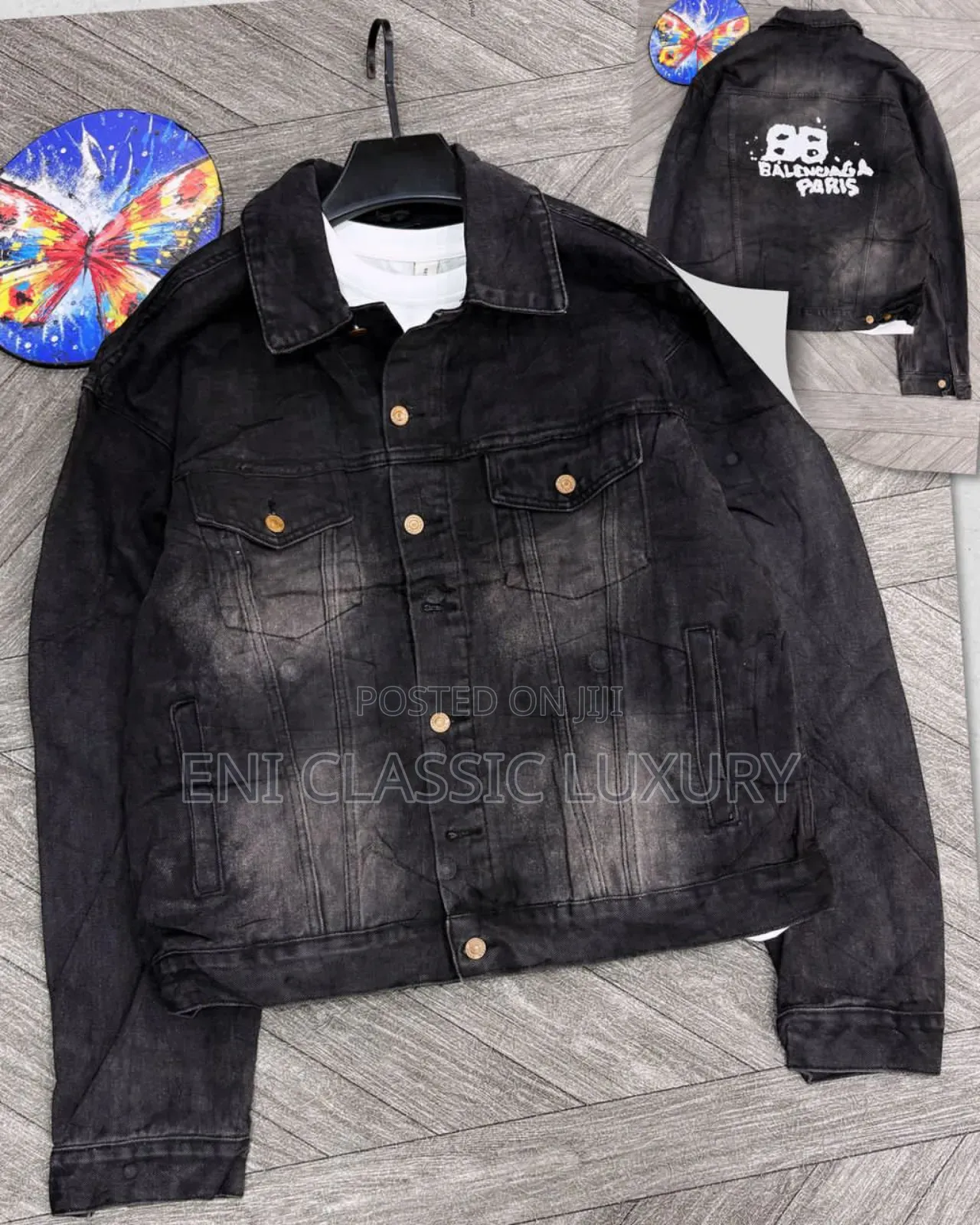 Pure Quality Luxury Men's Jeans Jacket 🧥 Balenciaga