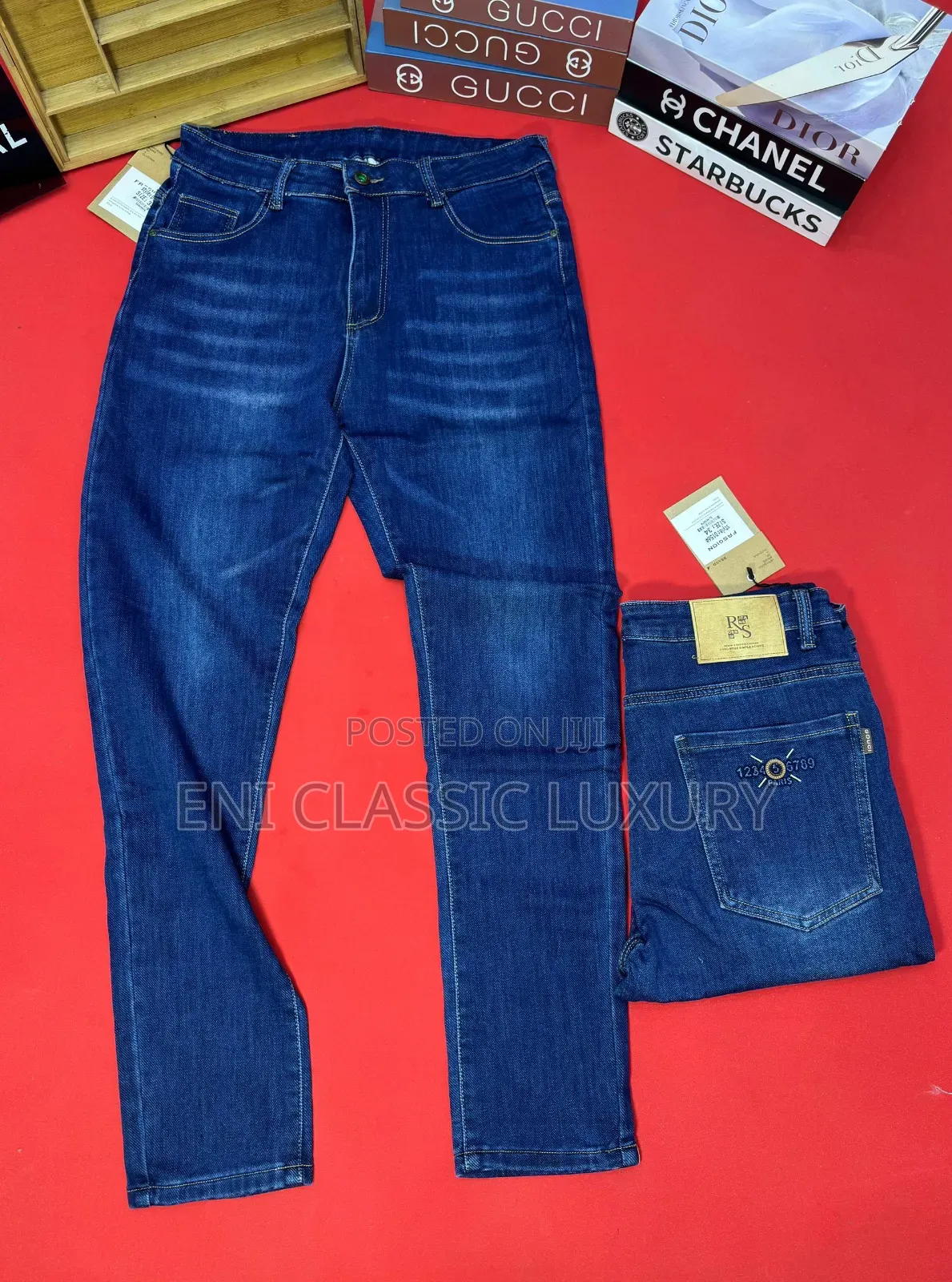 Pure Quality Luxury Men's Cargo Jeans 👖 Well Branded