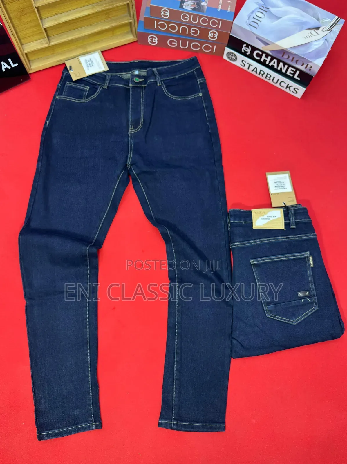 Pure Quality Luxury Men's Cargo Jeans 👖 Well Branded