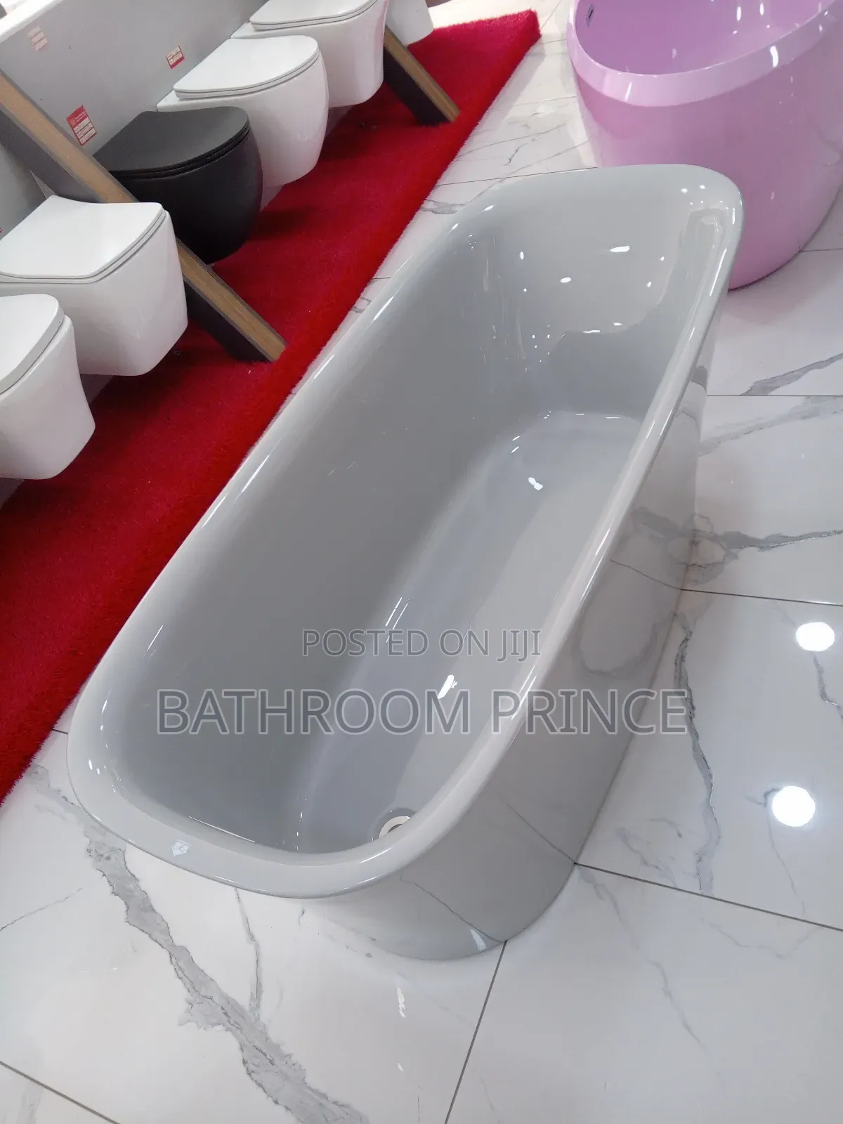 Quality Grey Freestand Acrylic Bathtub